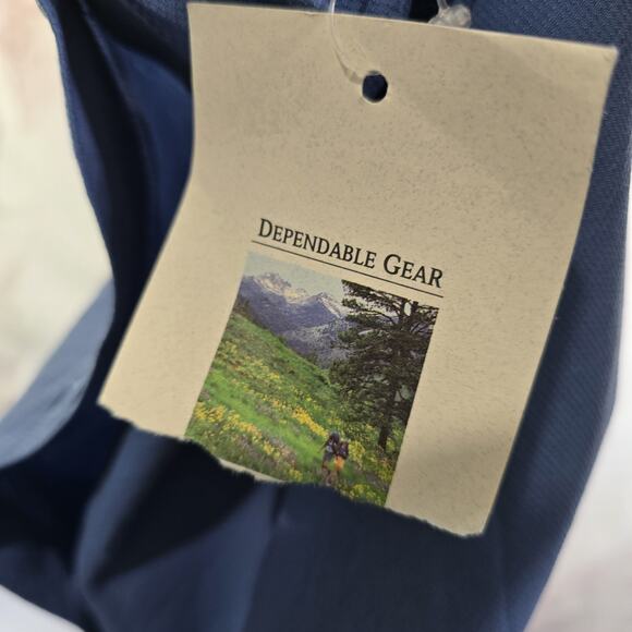 REI Skirt Womens 10 30 Blue Maxi Midi Vintage 90s Nylon Ripstop Morocco Rare HTF - Picture 13 of 16